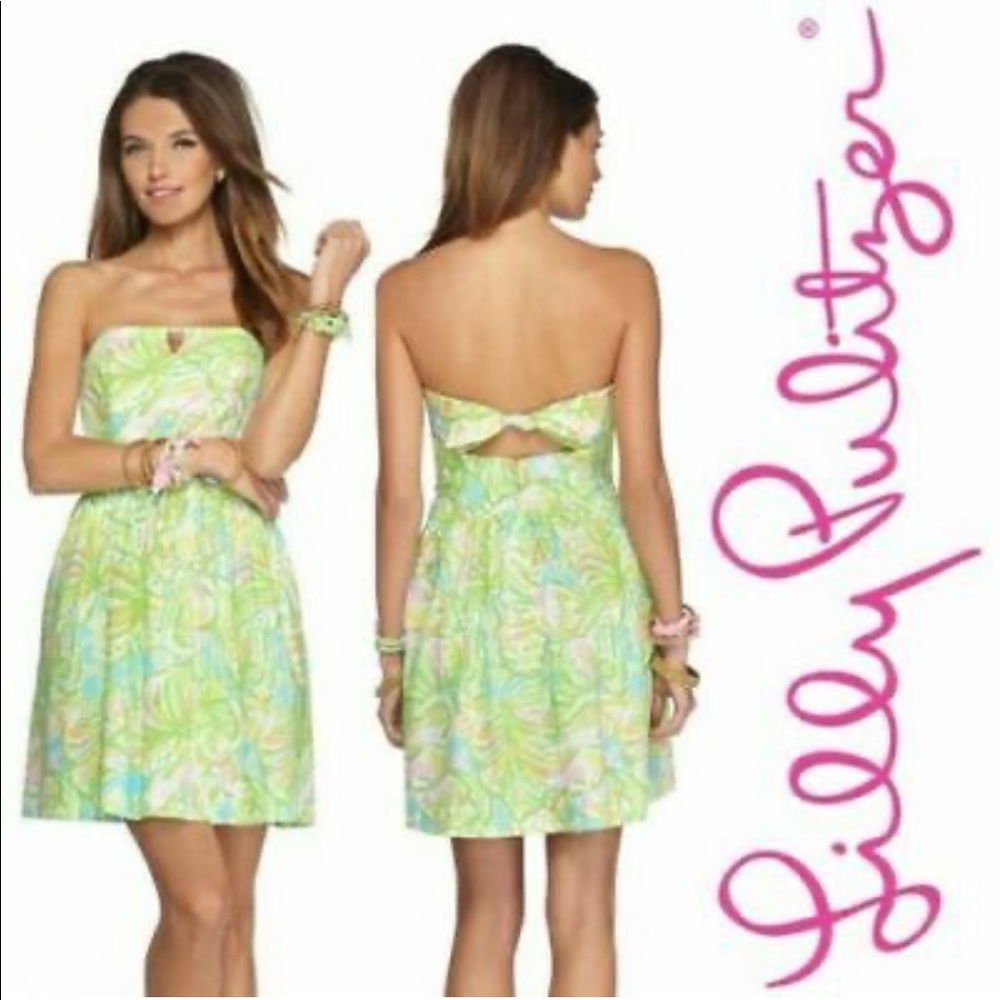 Lilly Pulitzer strapless dress